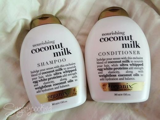 Shampoo e condicionador coconut milk