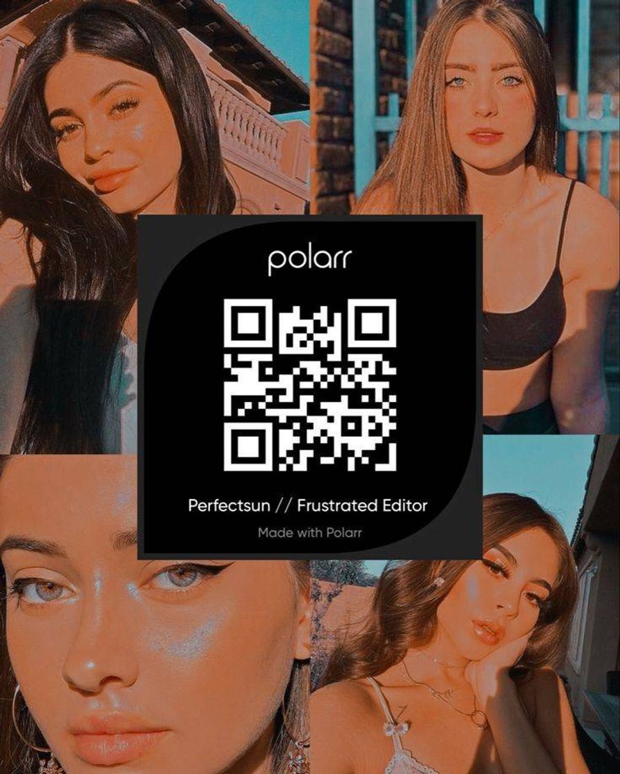 Fashion Polarr QR code