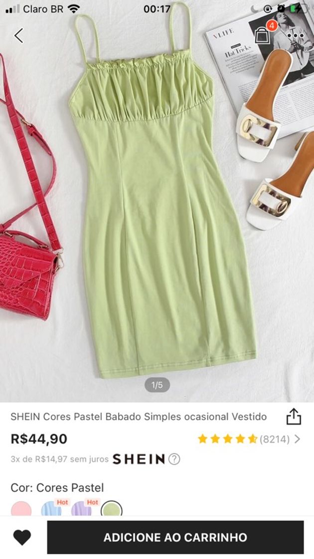 Moda vestido shein