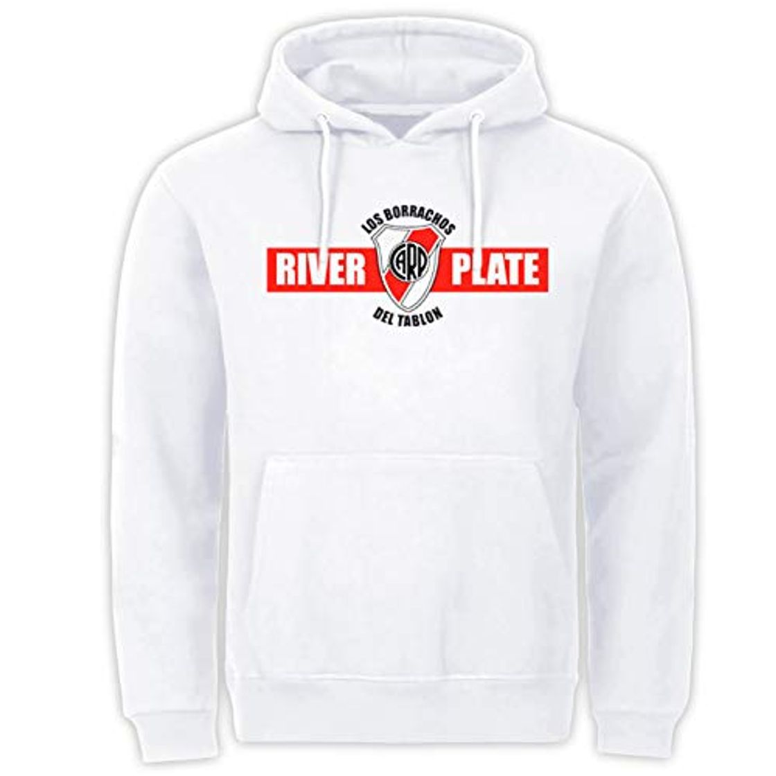 Lugar River Plate Buenos Aires Ultras Argentina Sudadera con Capucha Blanco L