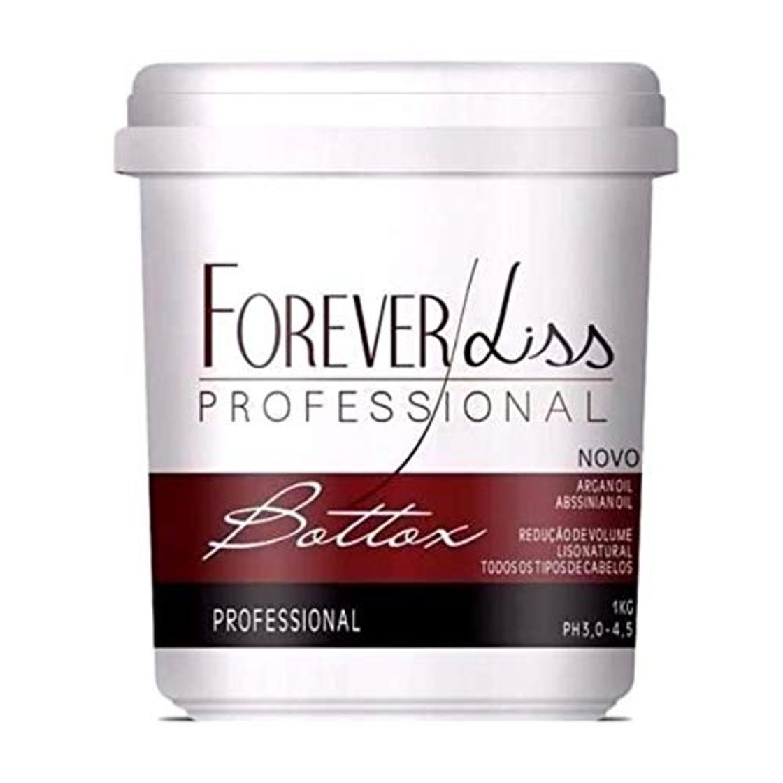 Beauty Novo Botox Capilar Argan Oil Forever Liss 1kg