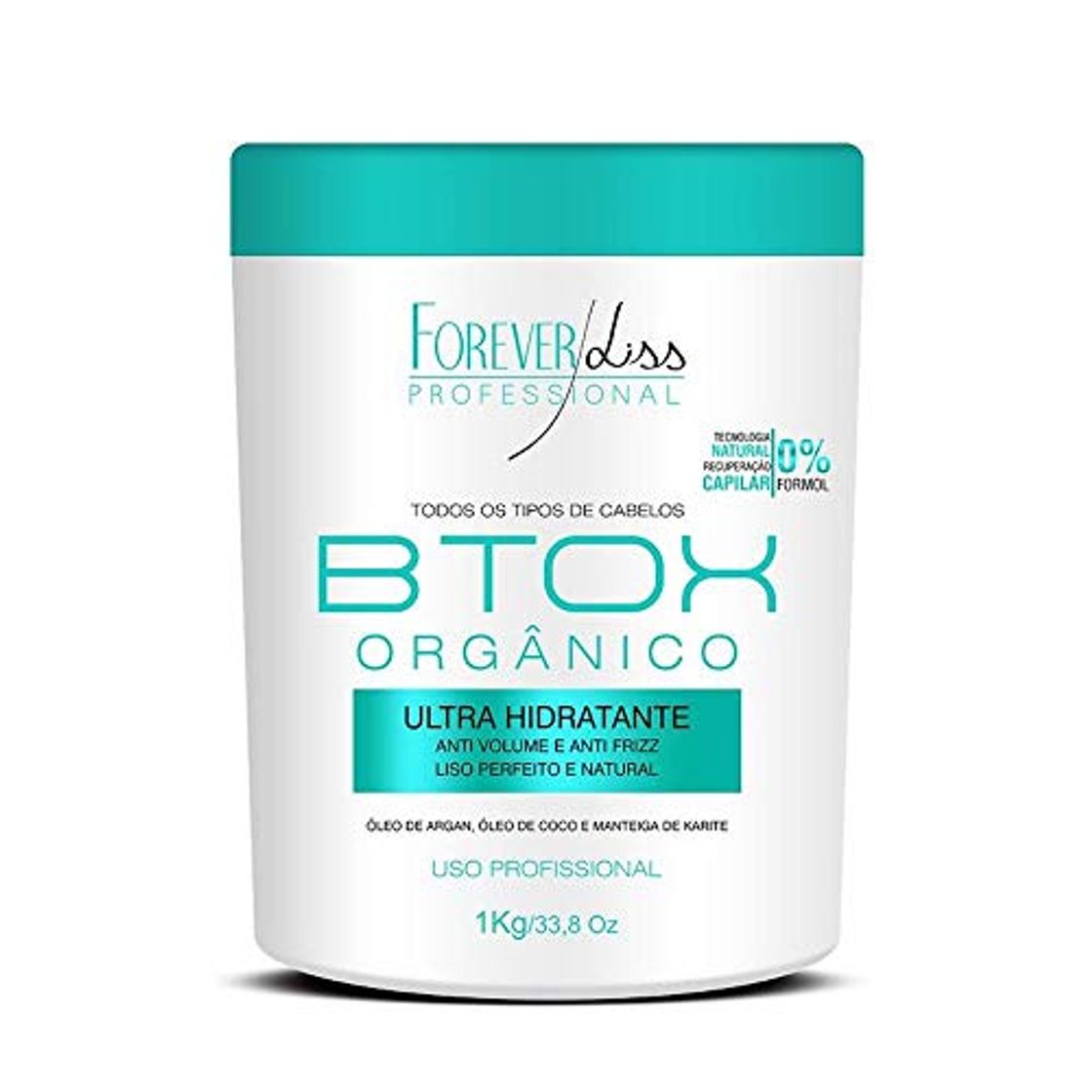 Product Btox Forever Liss Zero - Mascarilla para el cabello orgánico con antiencrespamiento