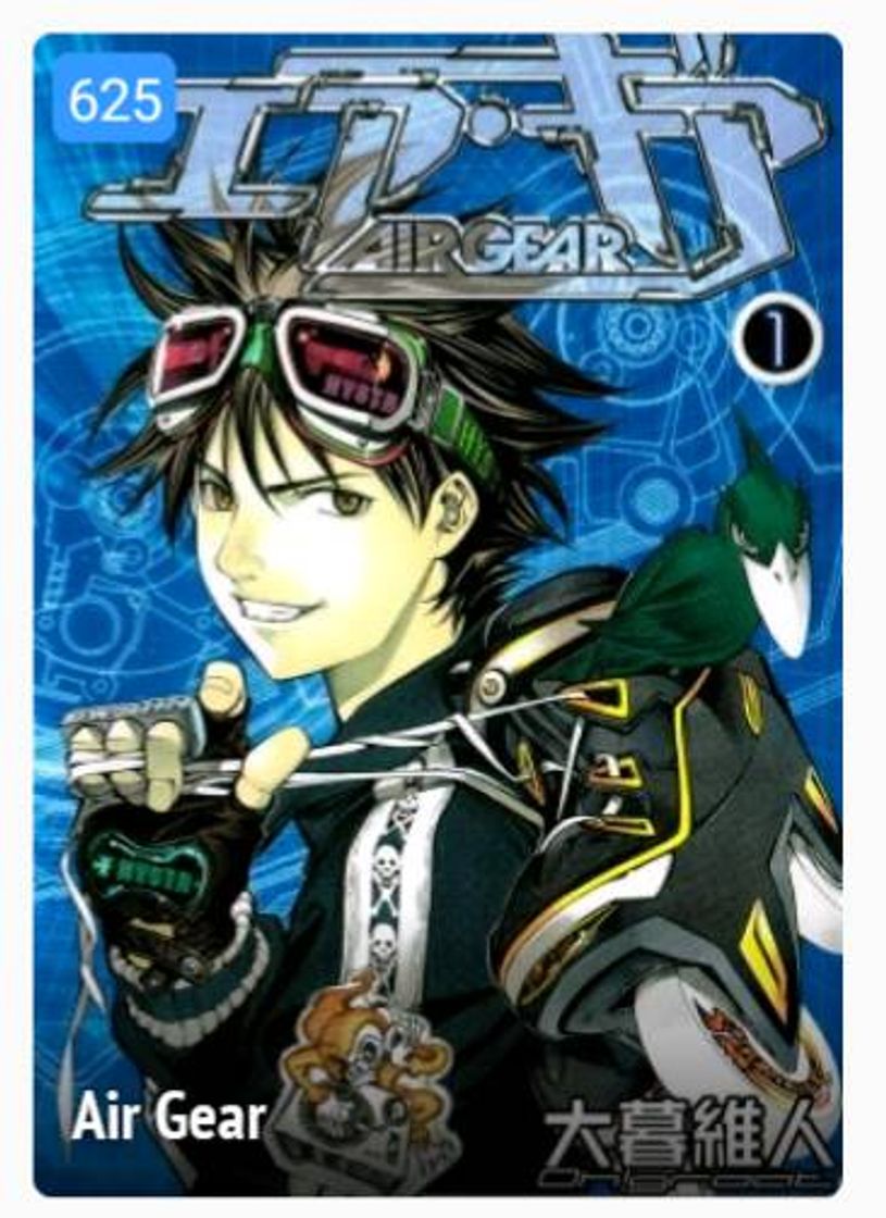 Moda Air Gear, manga 