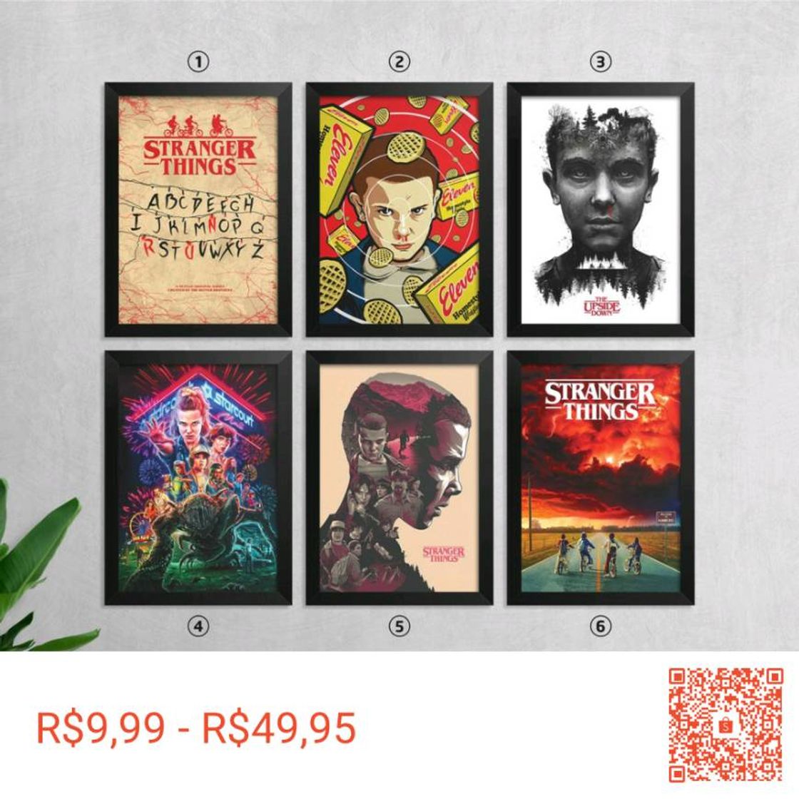 Fashion Quadro Stranger Things