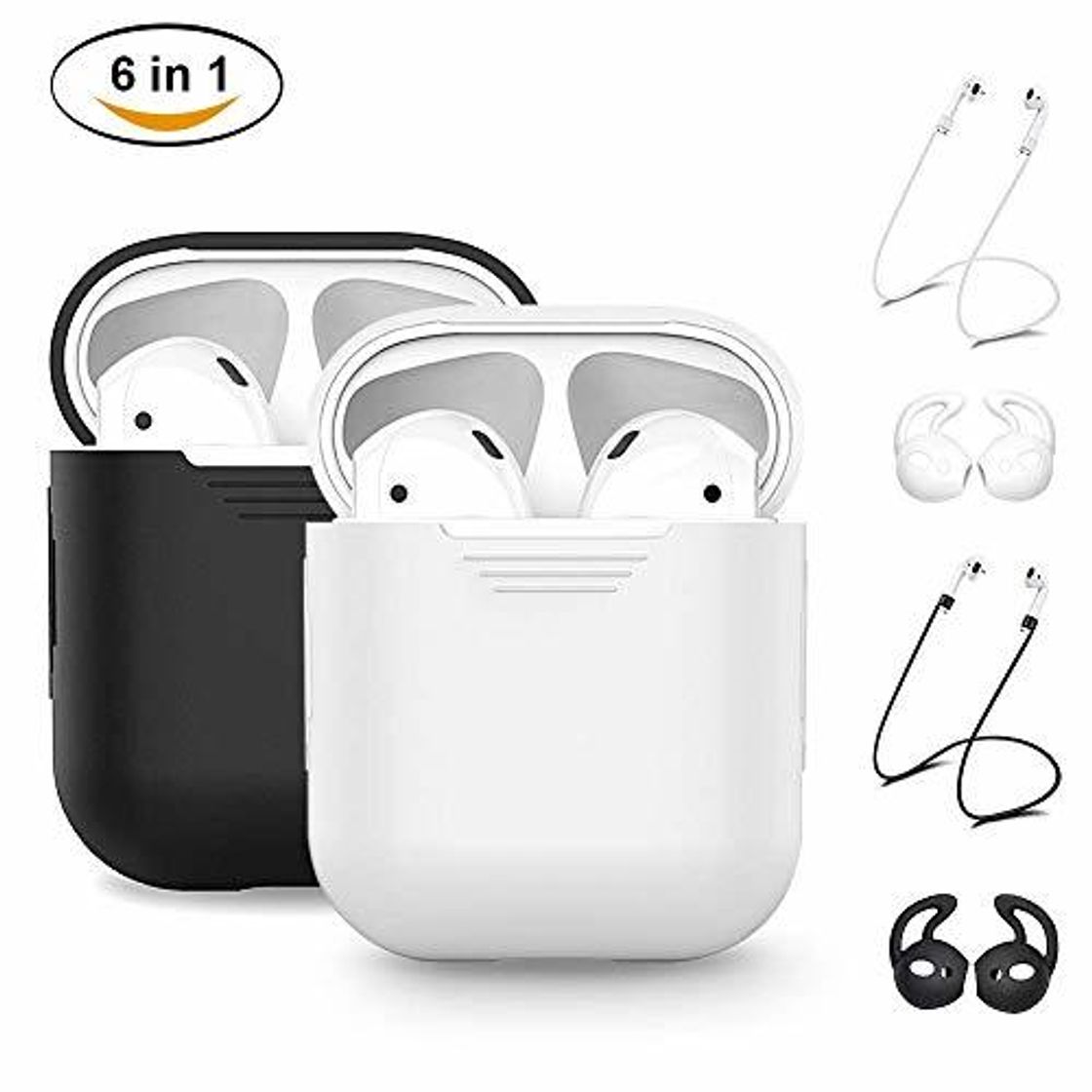 Electrónica YCFIRE Funda Protectora para AirPods, AirPods Accesorios Funda y Piel Protectoras de