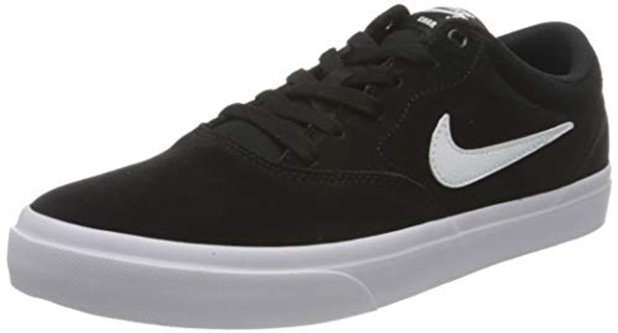 Moda Nike SB Charge Suede, Zapato para Caminar Hombre, Black