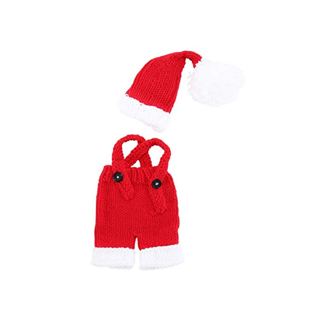 Moda Amosfun 1 juego de disfraz de Papá Noel de Navidad, gorro de