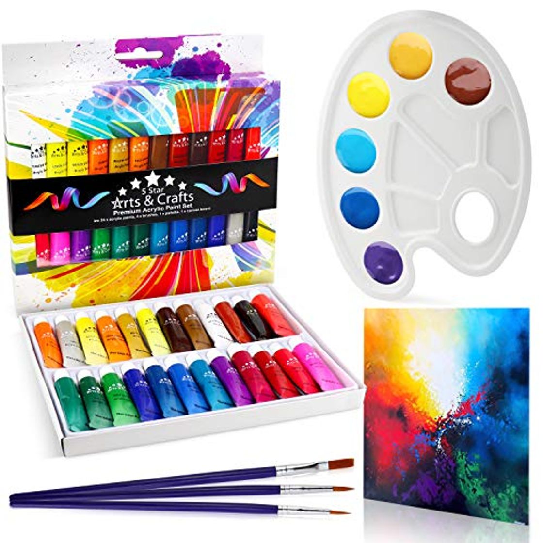 Productos Juego de pintura acrílica de 29 piezas