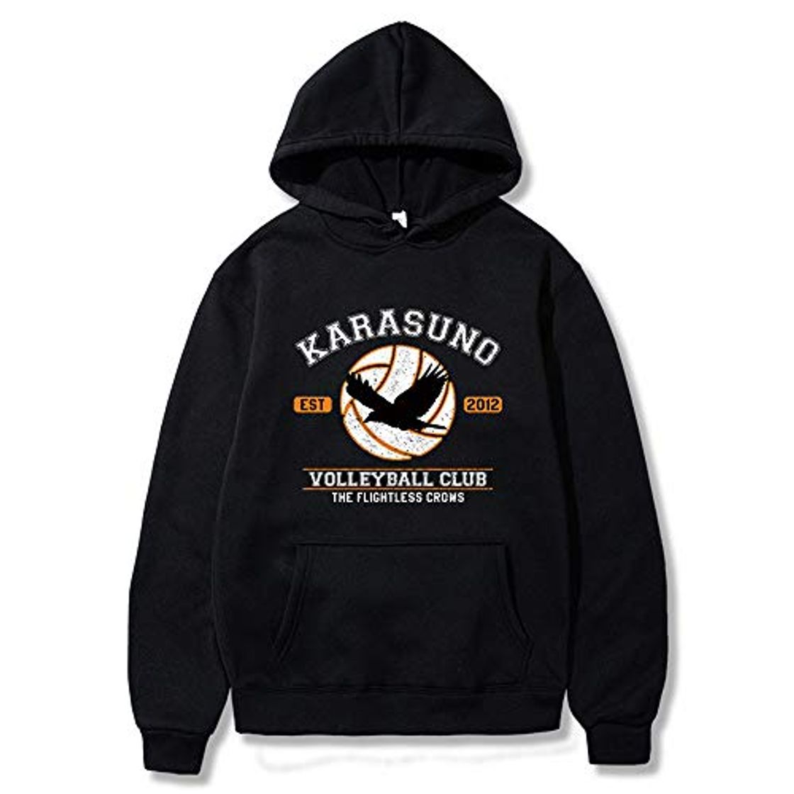 Moda TG Haikyuu Karasuno Volleyball Club Sudadera con Capucha Y Estampado XXS