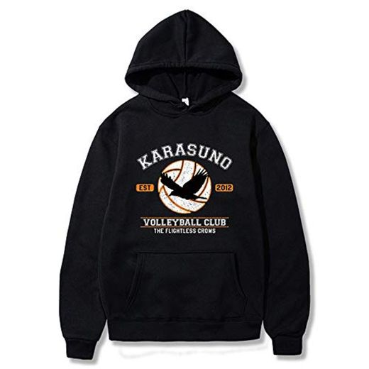 TG Haikyuu Karasuno Volleyball Club Sudadera con Capucha Y Estampado XXS