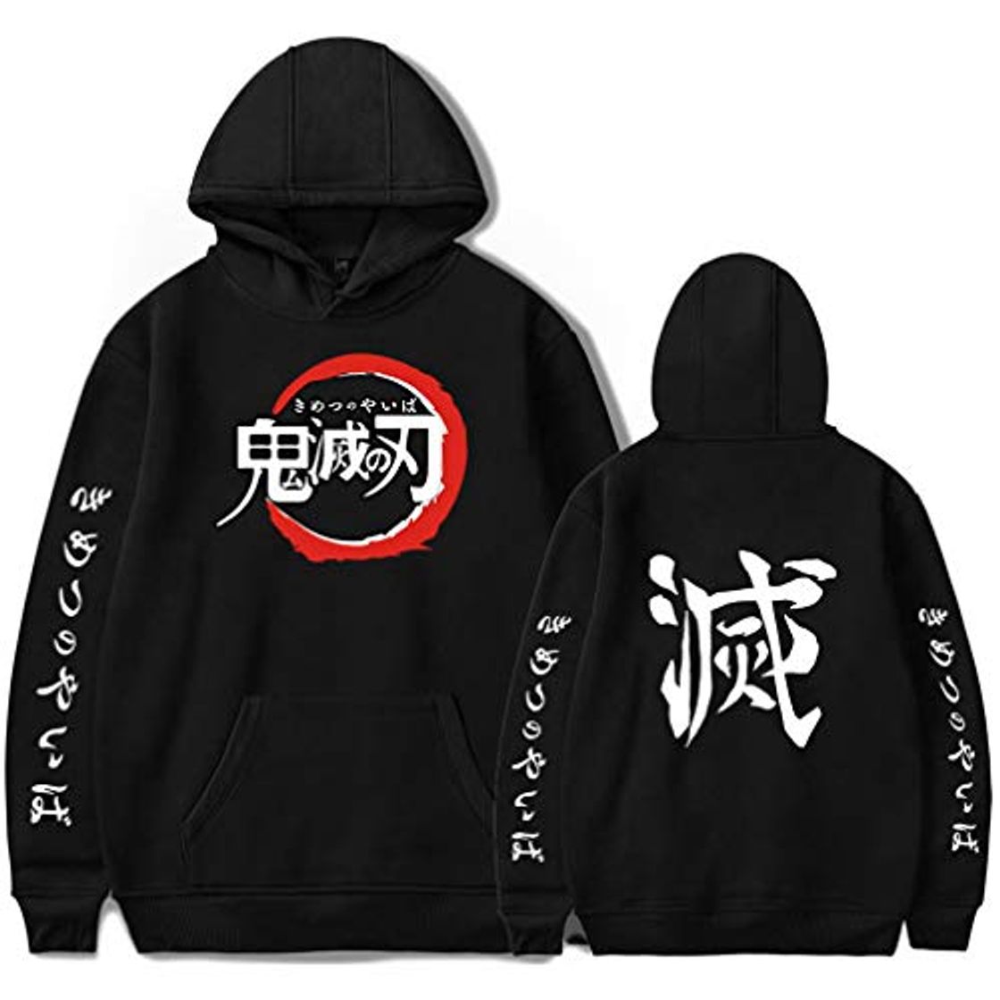 Moda AMOMA Unisex Anime Demon Slayer Kimetsu no Yaiba Cosplay Sudadera con Capucha