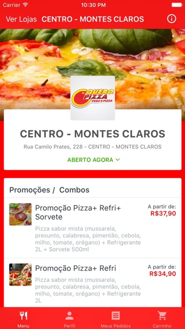 Restaurants Quero Pizza Centro