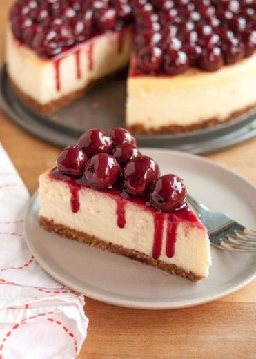 Cheesecake de cereja 🍒 