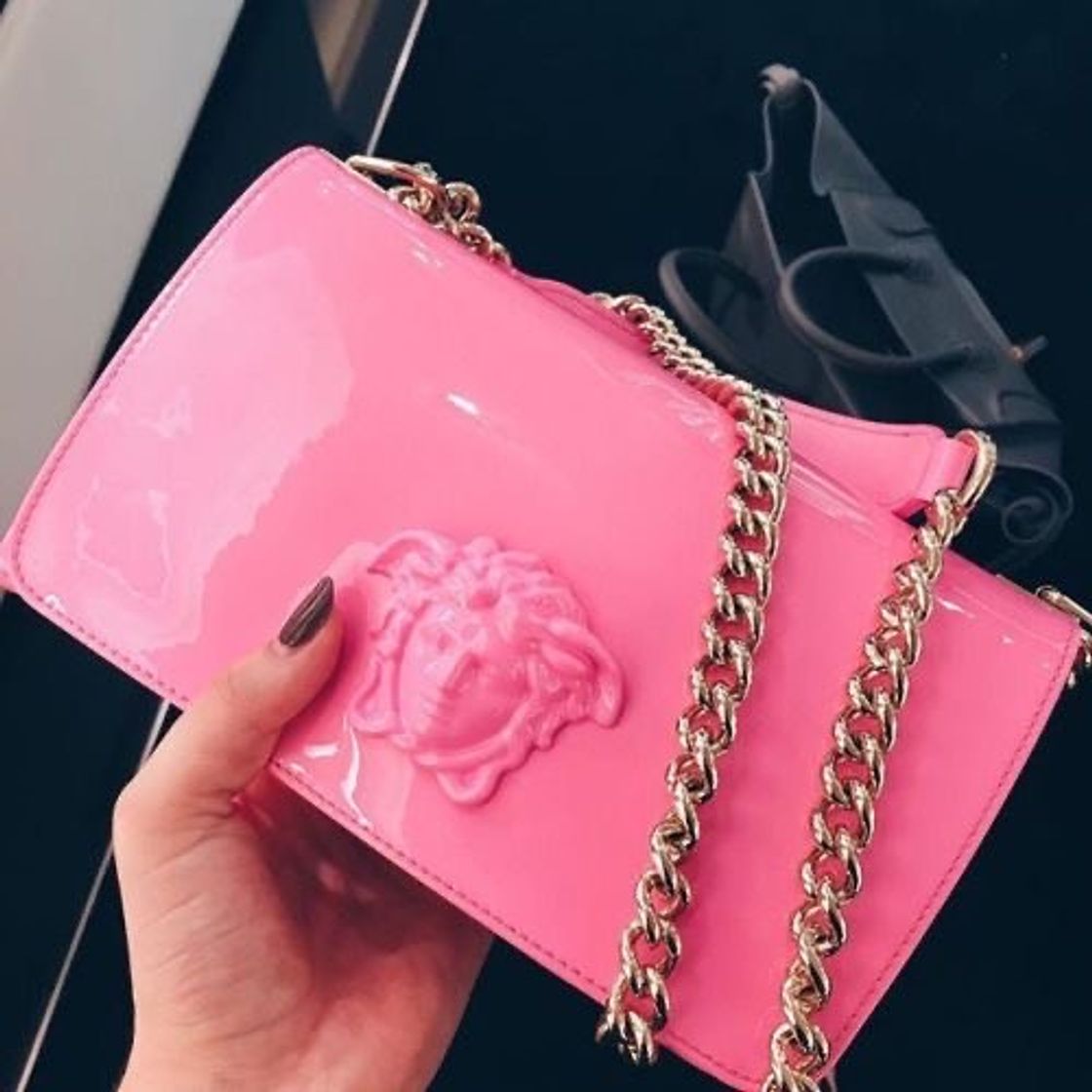 Fashion Bolsa rosa 