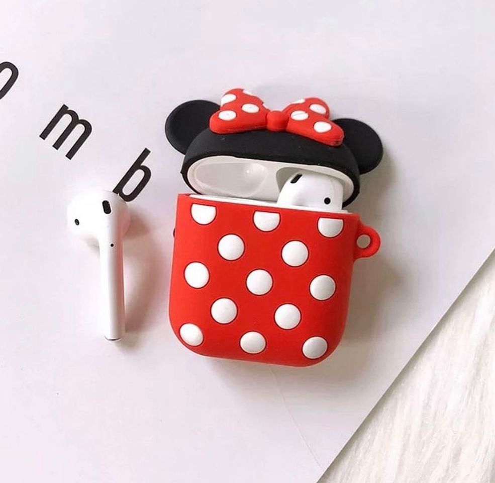 Moda Capinha de AirPods da minnie