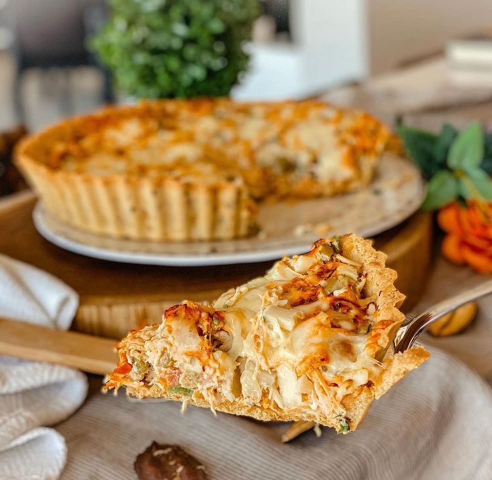 Social Torta de frango lowcarb
