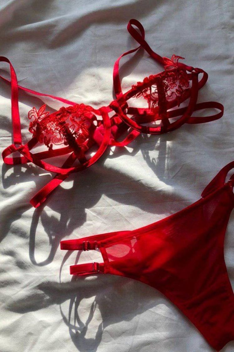 Social Lenceria Sexy Mujer Correas Sujetador y Panty Liga Conjunto Ropa Interior Babydoll Atractiva De Muselina Ropa de Dormir de TentacióN Deep V Lencería Pijamas riou