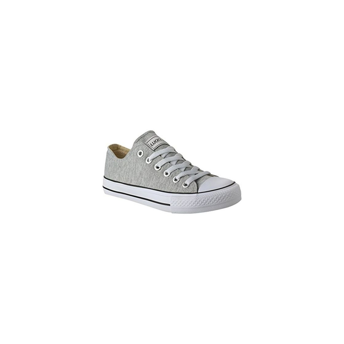 Productos Elara Zapatilla de Deporte Unisex Low Top Textil Chunkyrayan 36-46 01-A-Grau-36