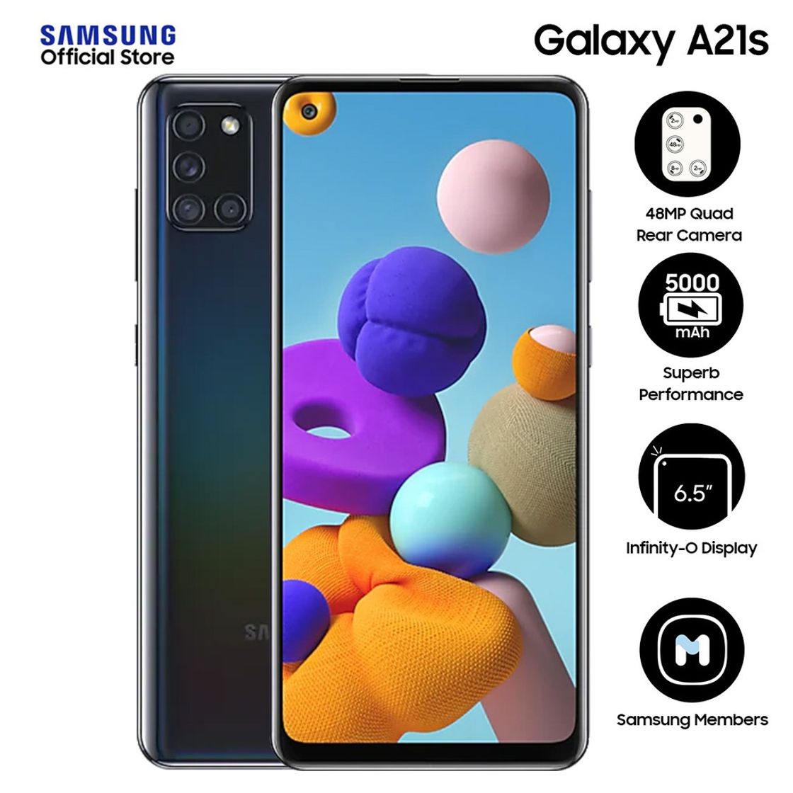 Electronic Samsung Galaxy A21s - Smartphone de 6.5"