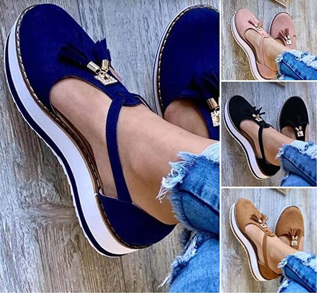 Fashion Zapatos de plataforma plana de moda para mujer sandalias de plataforma cómodas y informales sandalias para caminar al aire libre con fondo suave y acolchado