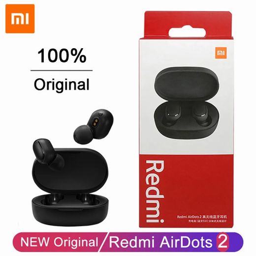 Original Xiaomi Redmi Airdots 2, Auriculares Bluetooth, auriculares inalámbricos Bluetooth con micrófono, auriculares inalámbricos Airdots