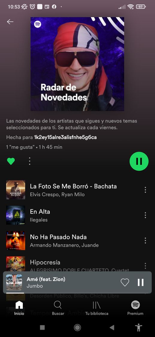 Canciones RADAR DE NOVEDADES ⭐⭐⭐⭐⭐🎶🎶🎵🎵💃💃