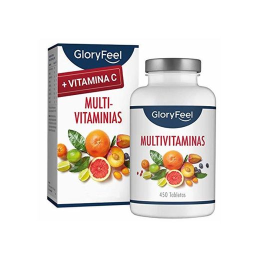 Multivitaminas y Minerales - Con Vitamina C para su sistema inmunológico -