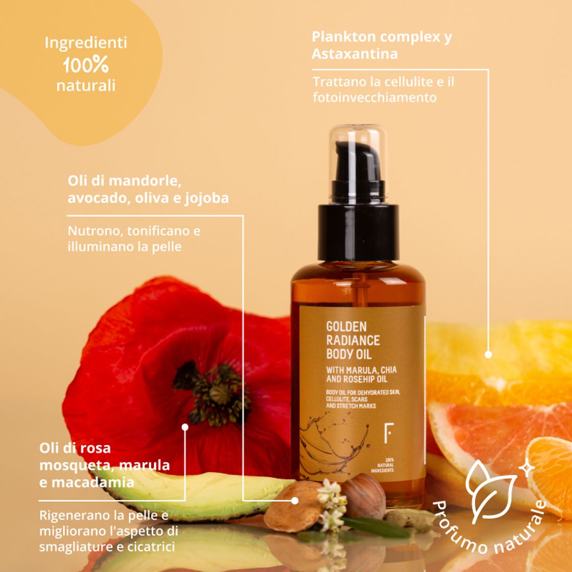 Belleza Golden Radiance Body Oil