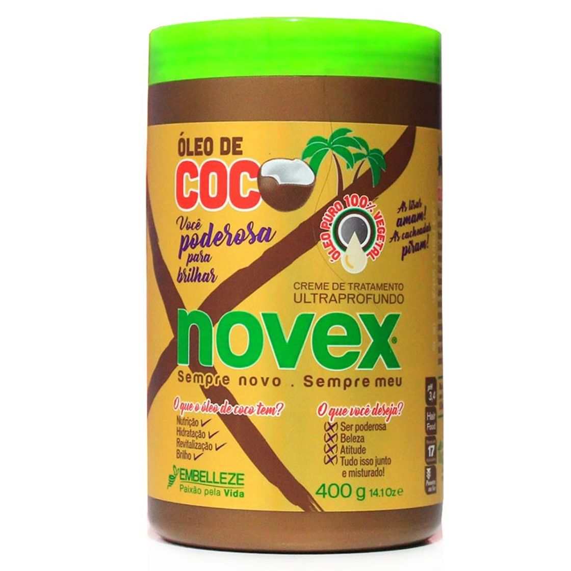 Fashion Creme de óleo de coco novex