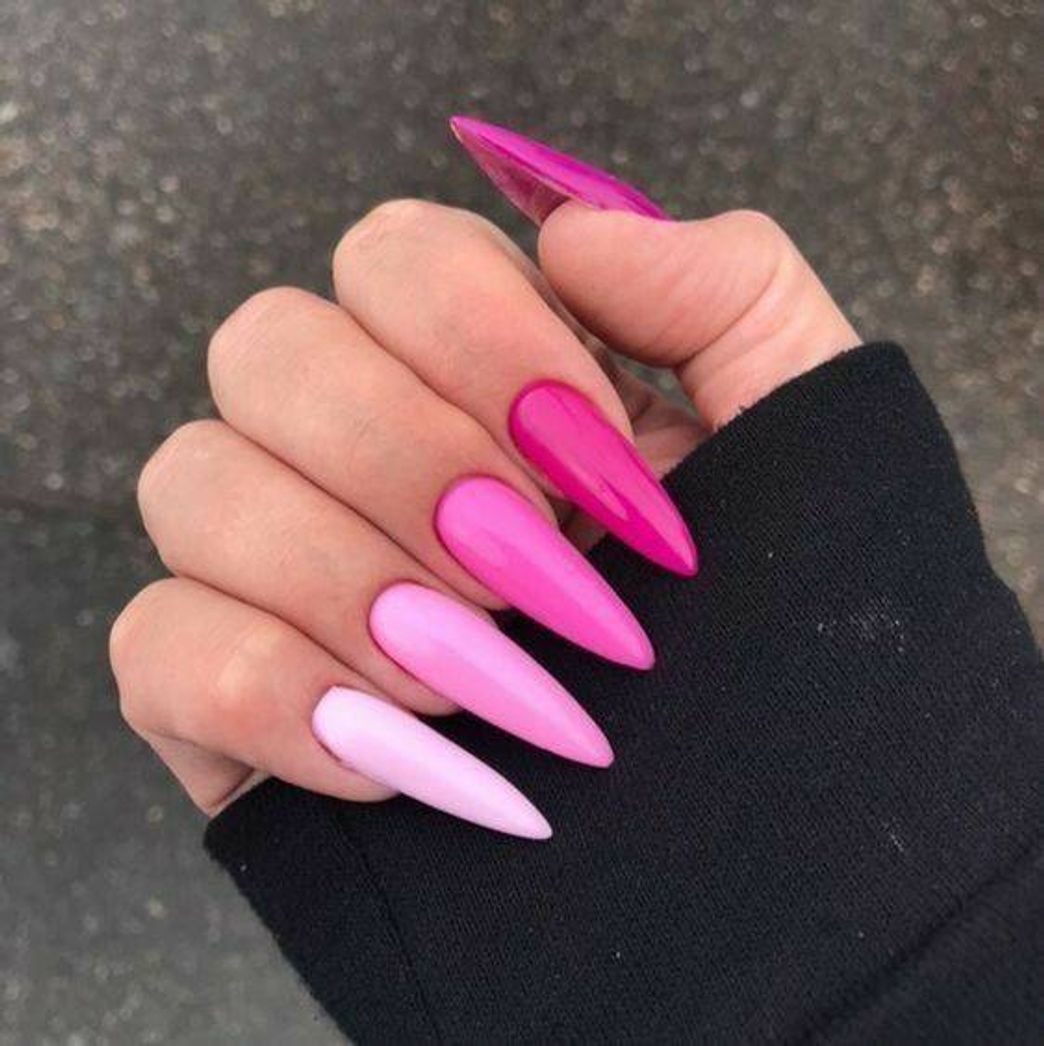 degrade nas unhas