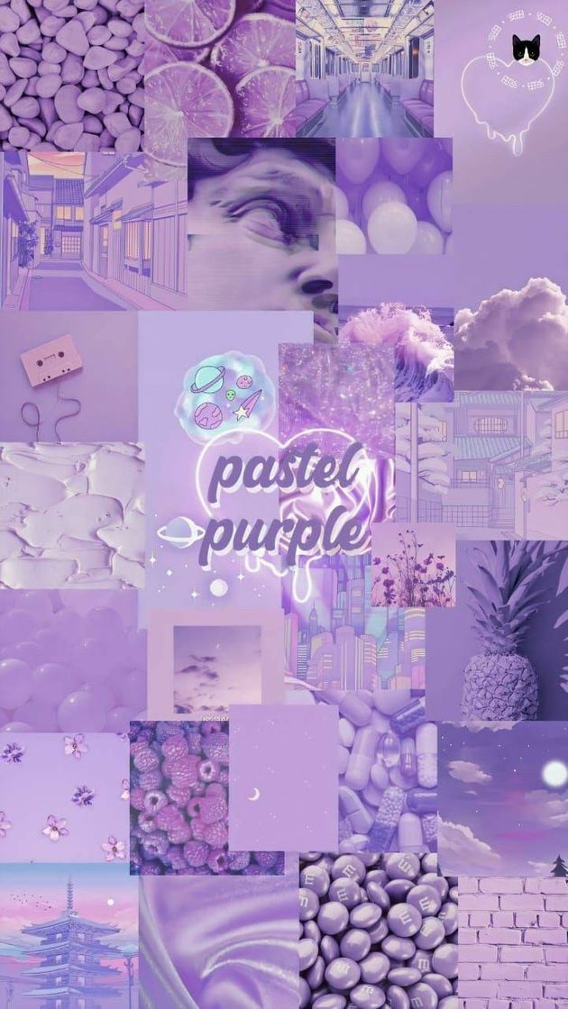 Social roxo pastel