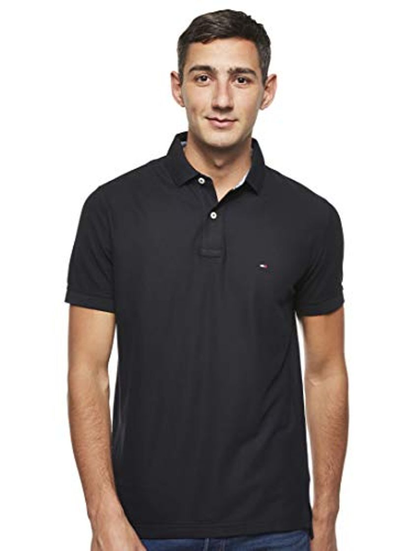 Place Tommy Hilfiger Core Hilfiger Regular Polo, Negro