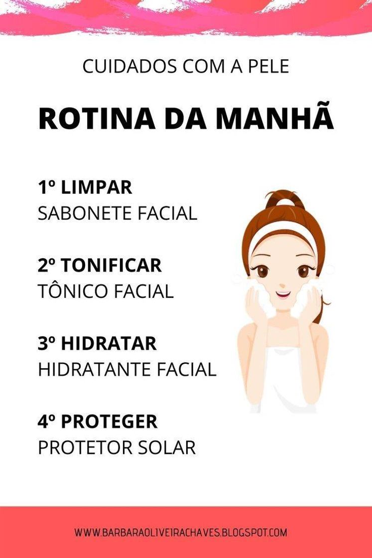 Fashion Rotina básica de cuidados com a pele