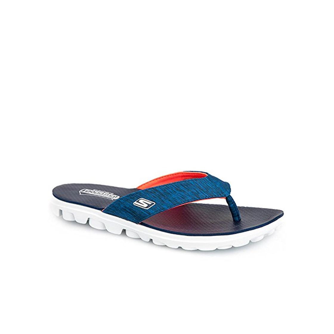 Fashion Skechers Mujer On The Go Flow Chancletas De Dedo Playa Azul Marino