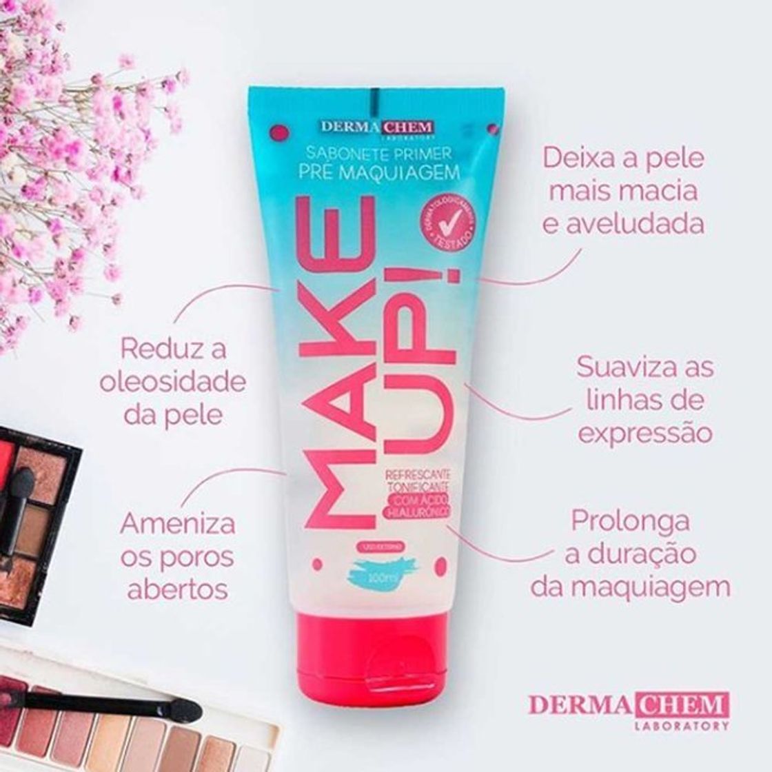 Fashion DERMACHEM (UNIDADE) Sabonete Primer Demaquilante Pele Oleosa