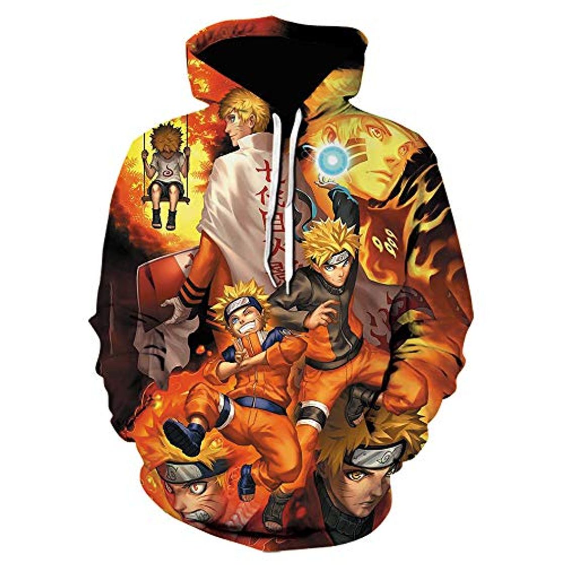 Moda lzxyq 2020 Sudaderas con Capucha De Anime Naruto Sasuke Cosplay Chándal Harajuku