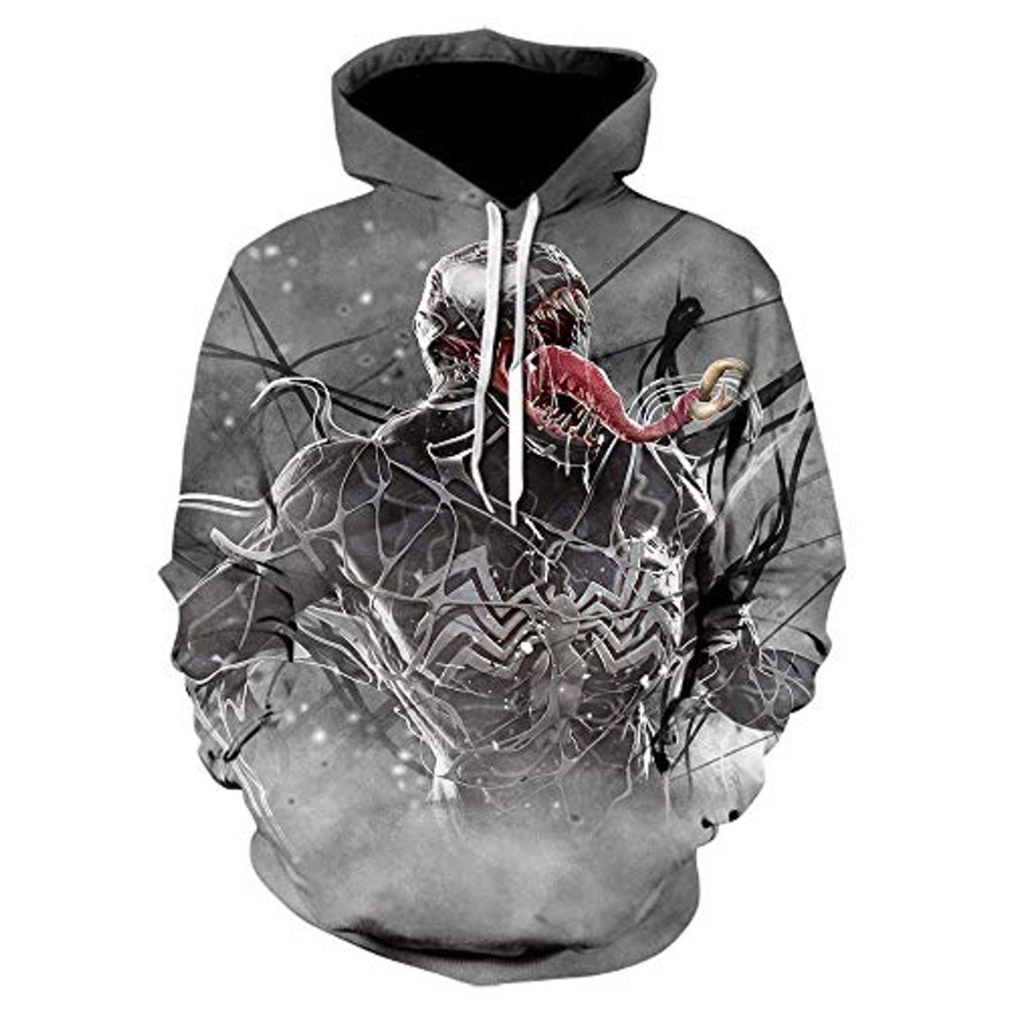 Fashion YHKYGM 2021 New Venom 3D Printed Hoodie Men Casual Sweatshirts Long Sleeve