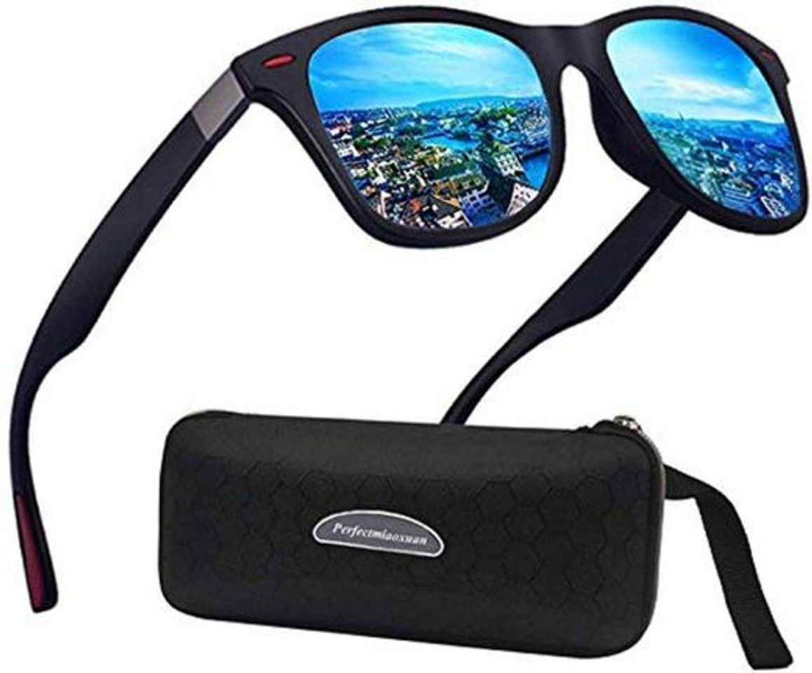 Product Perfectmiaoxuan Gafas de sol polarizadas Hombre Mujere Lujo Retro/Aire libre Deportes Golf