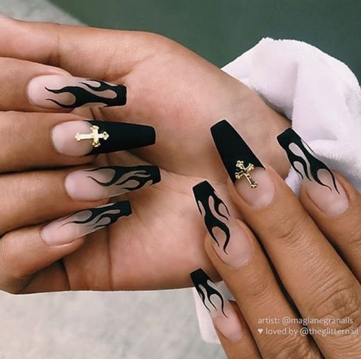 Nails black 🖤