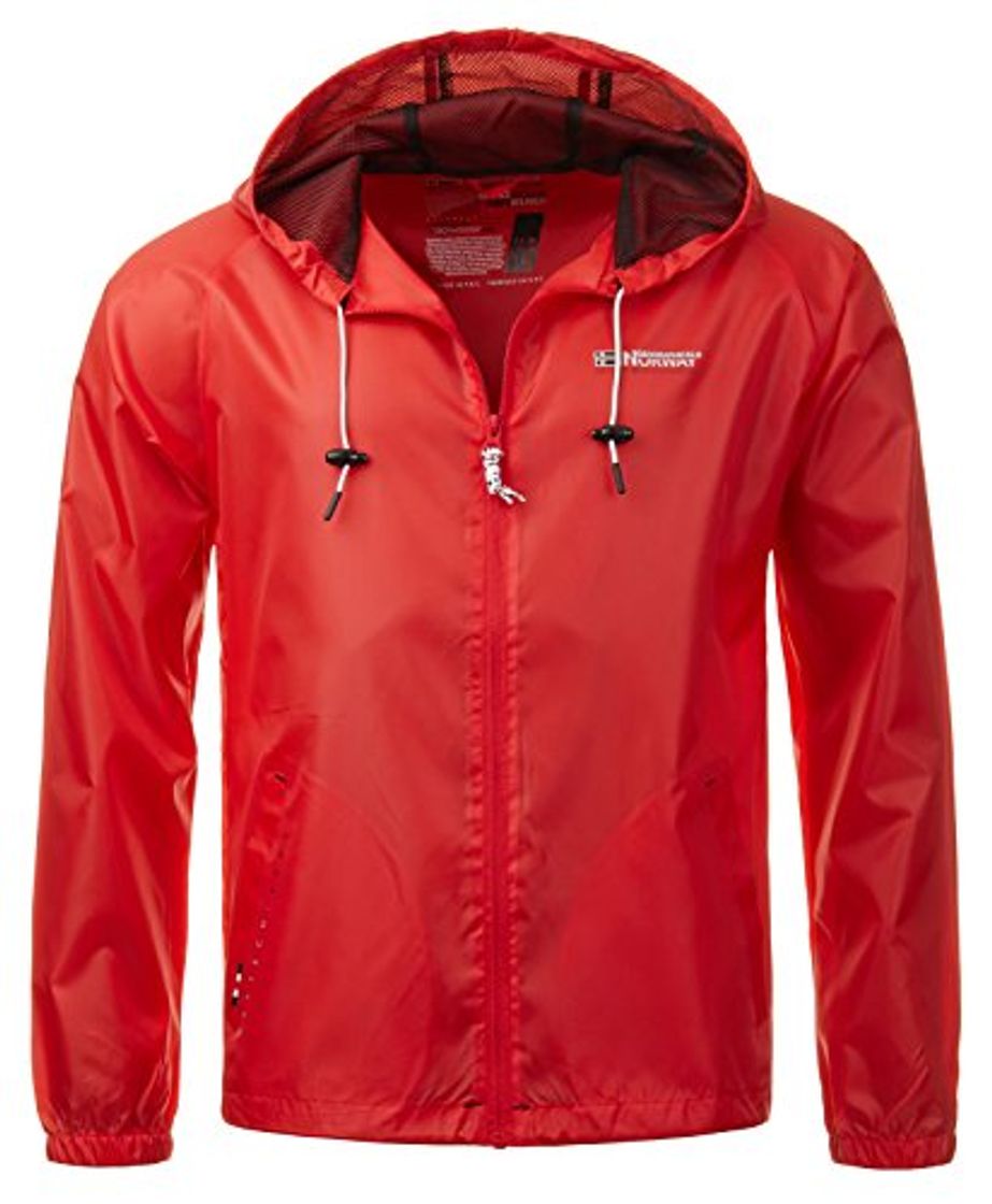 Producto Chubasquero cortavientos de entretiempo de Geographical Norway rojo S