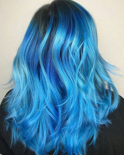 Hair blue💙