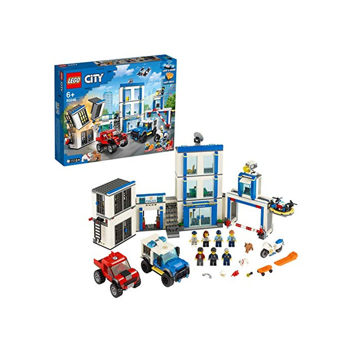 Products LEGO City Police - Comisaría de policía, juego de construcción, incluye celda