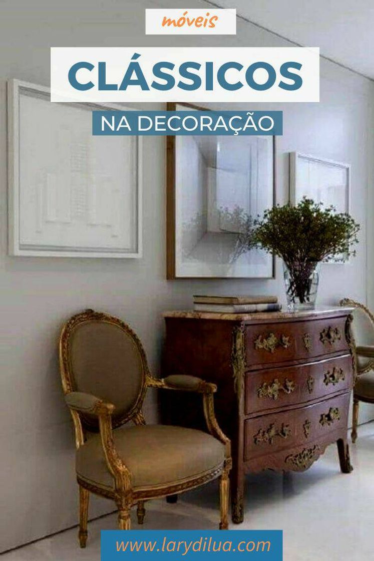 Moda Clássico em décor.  Amo.