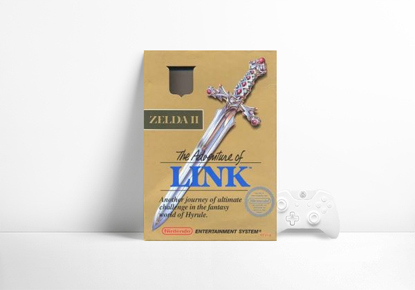 Videogame Zelda II: The Adventure of Link - NES