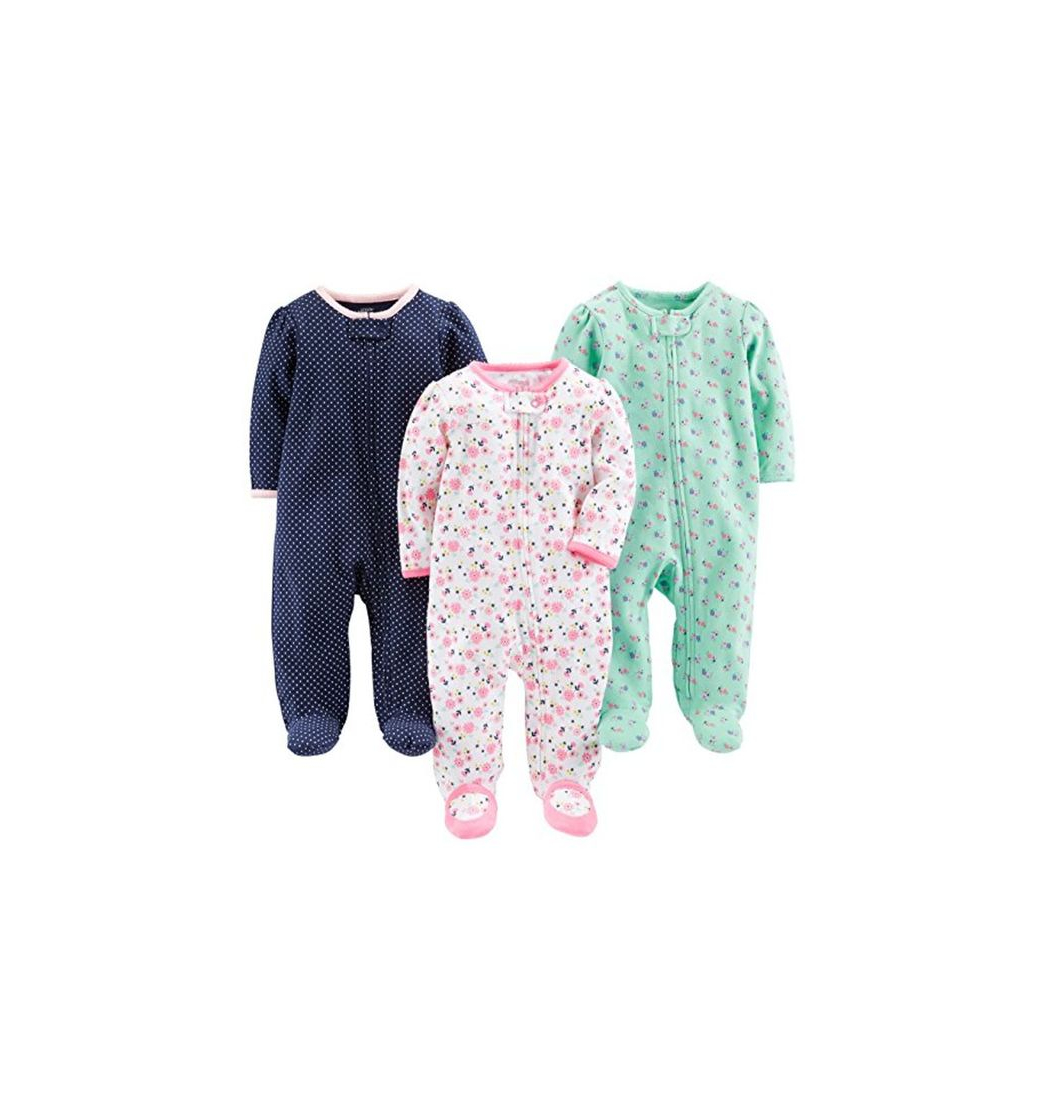 Product Simple Joys by Carter's Baby Girls paquete de 3 para dormir y