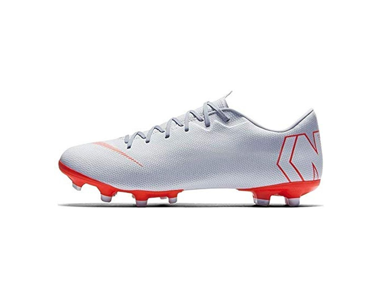 Fashion Nike Vapor 12 Academy FG/MG, Zapatillas de Fútbol para Hombre, Gris