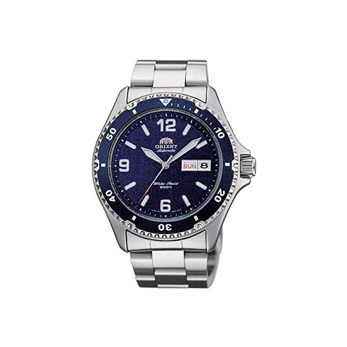 Social Orient Reloj Analógico para Unisex Adultos de Automático con Correa en Acero Inoxidable FAA02002D3