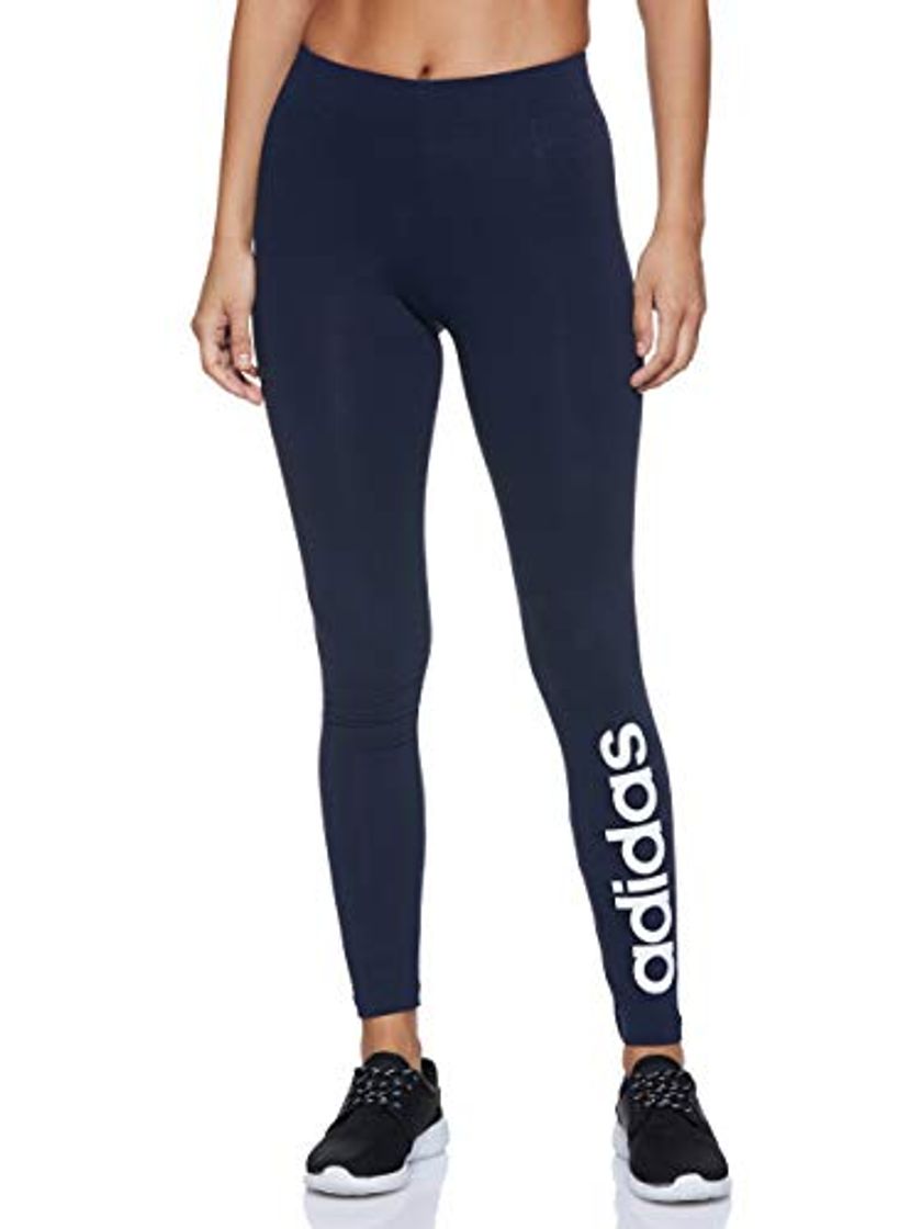 Moda adidas W E Lin Tight Mallas, Mujer, Legend Ink