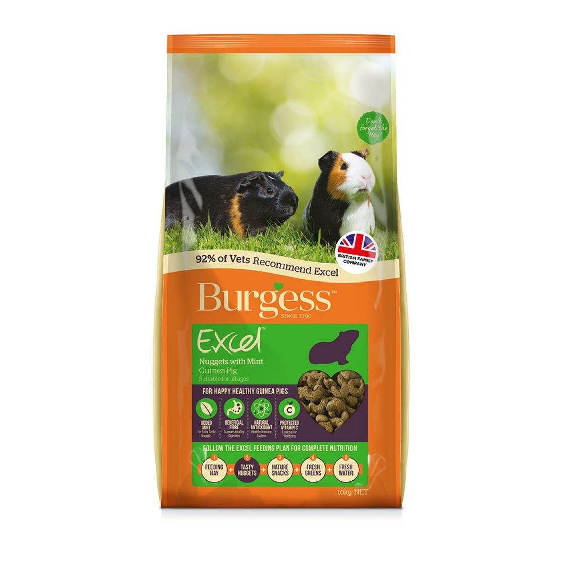 Fashion Burgess Excel para Cobayas (2kg) | La Pradera Online