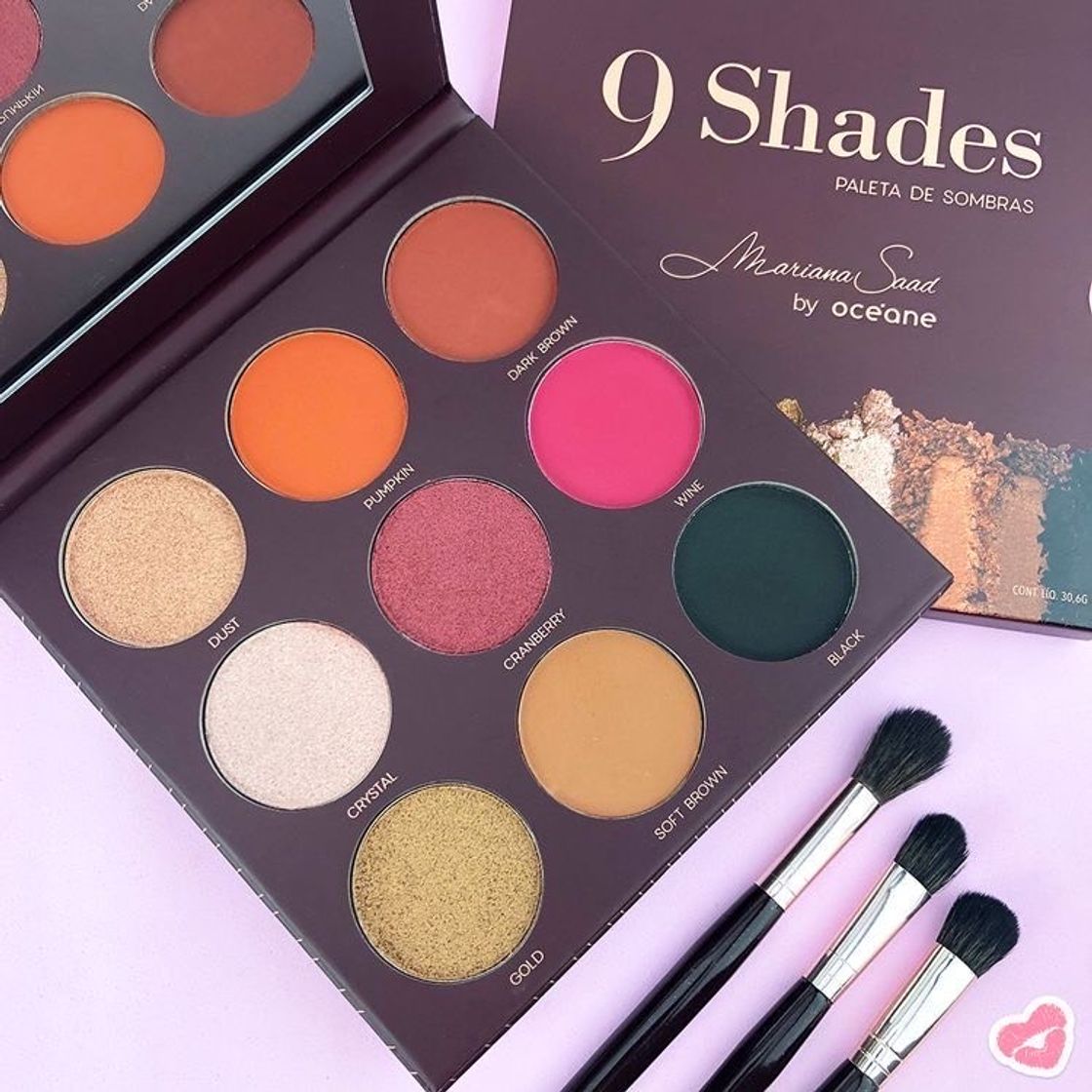 Moda Paleta 9 shades Mari Saad 